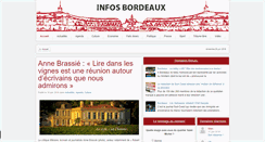 Desktop Screenshot of infos-bordeaux.fr